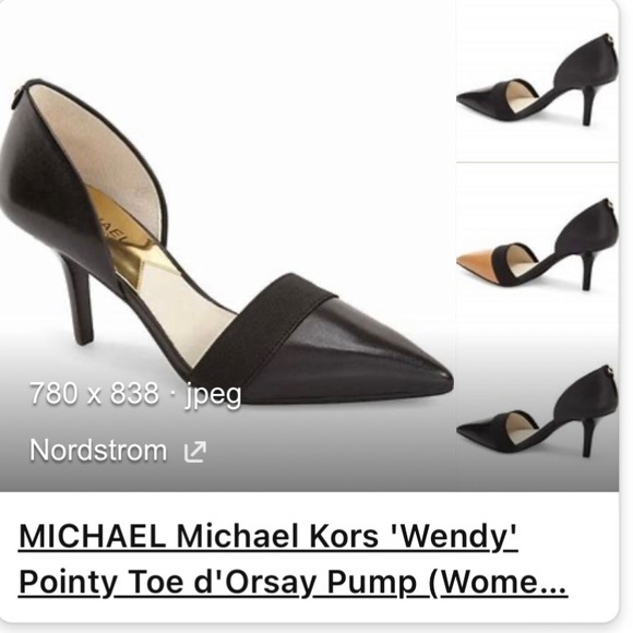 Michael Kors Black Pumps-9.5M - Picture 9 of 9